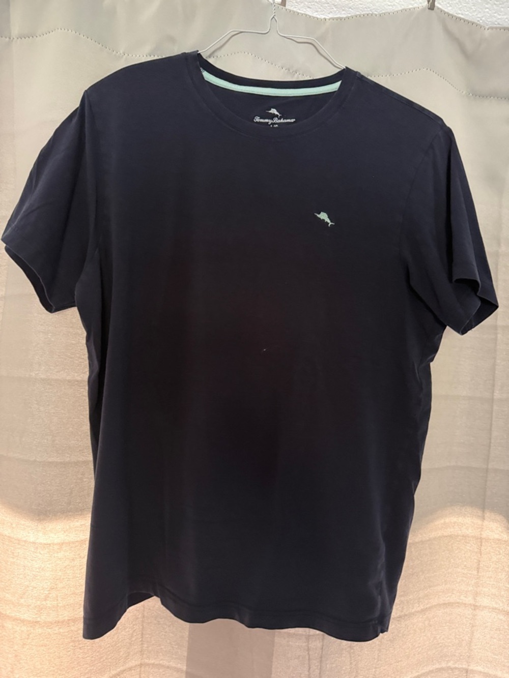 Tommy Bahama Navy T-Shirt Men’s Large Stretch Cotton Tee